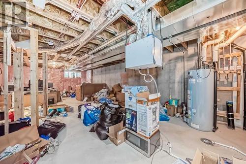 114 Midgrove Greenway Sw, Airdrie, AB - Indoor Photo Showing Basement