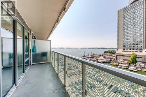 816 - 15 Queens Quay E, Toronto, ON - Outdoor With Body Of Water With Balcony With Exterior