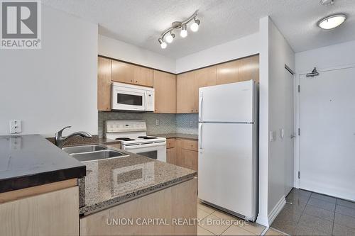 907 - 373 Front Street W, Toronto (Waterfront Communities), ON - Indoor Photo Showing Kitchen With Double Sink