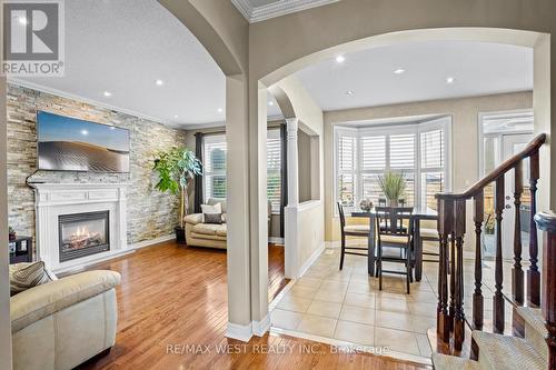 17 Hawkridge Trail, Brampton, ON - Indoor With Fireplace