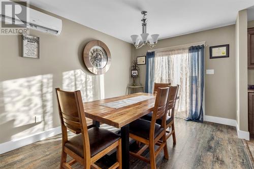 222 Northside Road, Calvert, NL - Indoor Photo Showing Dining Room