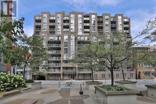 801 - 330 Adelaide Street E, Toronto (Moss Park), ON - Outdoor With Balcony With Facade