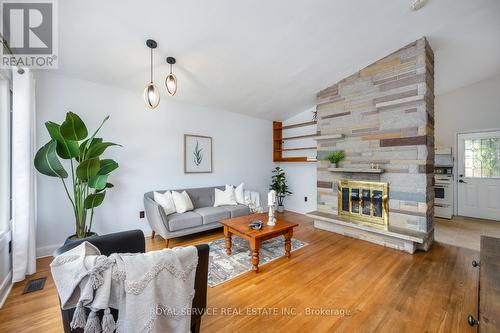 650 Harold Drive, Peterborough (Monaghan), ON - Indoor Photo Showing Living Room With Fireplace