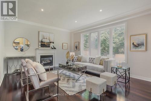 61 Grand Oak Drive, Richmond Hill, ON - Indoor Photo Showing Living Room With Fireplace