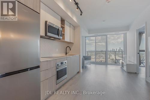 2406 - 36 Zorra Street, Toronto, ON - Indoor Photo Showing Kitchen