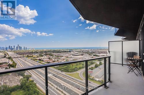 2406 - 36 Zorra Street, Toronto, ON - Outdoor With Balcony With View