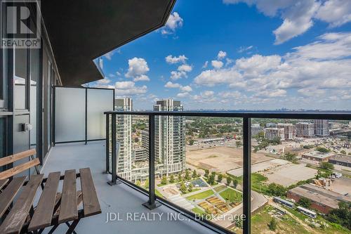 2406 - 36 Zorra Street, Toronto, ON - Outdoor With Balcony With View