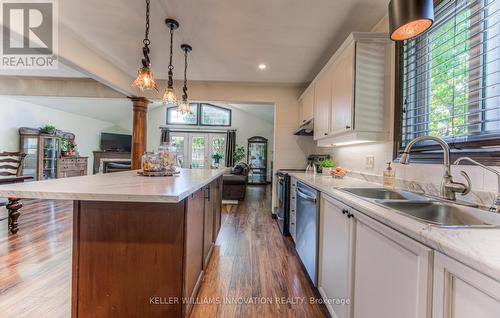 242 Huck Crescent, Kitchener, ON - Indoor Photo Showing Kitchen With Double Sink