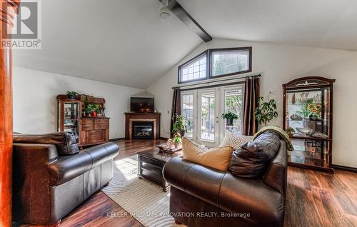 242 Huck Crescent, Kitchener, ON - Indoor Photo Showing Living Room With Fireplace