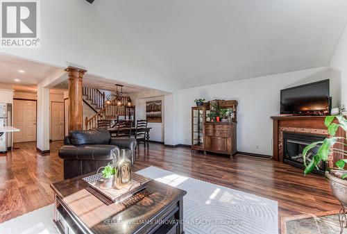 242 Huck Crescent, Kitchener, ON - Indoor Photo Showing Living Room With Fireplace