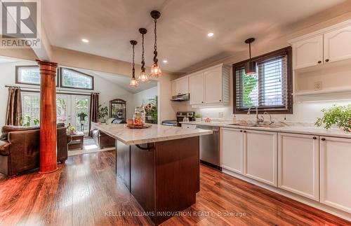 242 Huck Crescent, Kitchener, ON - Indoor Photo Showing Kitchen With Double Sink