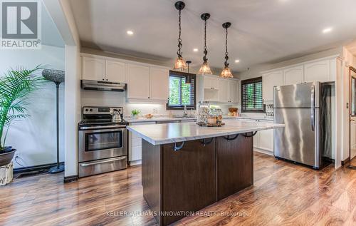 242 Huck Crescent, Kitchener, ON - Indoor Photo Showing Kitchen With Stainless Steel Kitchen With Upgraded Kitchen