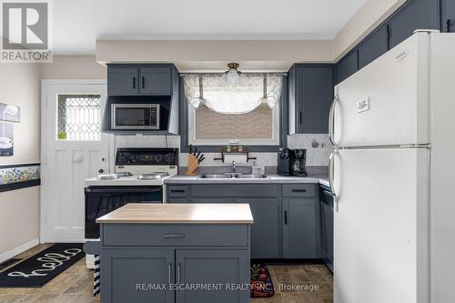 63 Honeywell Drive, Hamilton (Riverdale), ON - Indoor Photo Showing Kitchen With Double Sink