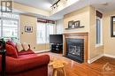 420 Nepean Street Unit#E, Ottawa, ON  - Indoor Photo Showing Living Room With Fireplace 