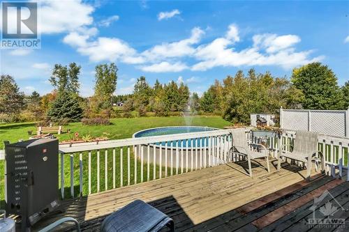 10551 Maurice Street, Mountain, ON - Outdoor With Above Ground Pool