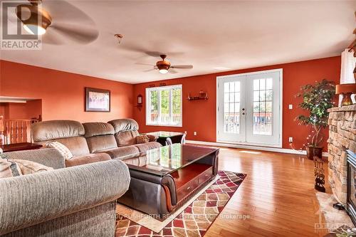 10551 Maurice Street, North Dundas, ON - Indoor Photo Showing Living Room With Fireplace