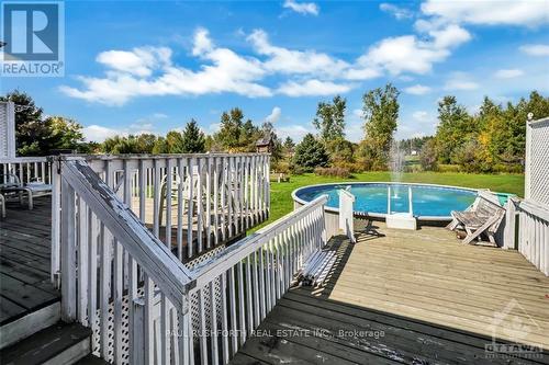 10551 Maurice Street, North Dundas, ON - Outdoor With Above Ground Pool