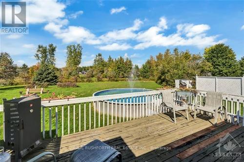 10551 Maurice Street, North Dundas, ON - Outdoor With Above Ground Pool