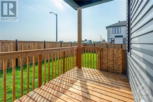 Covered Deck - 995 Acoustic Way, Ottawa, ON - Outdoor With Deck Patio Veranda With Exterior