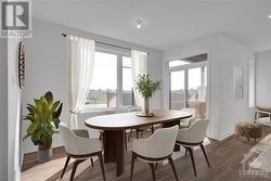 Eating Area in Kitchen, Virtually staged - 