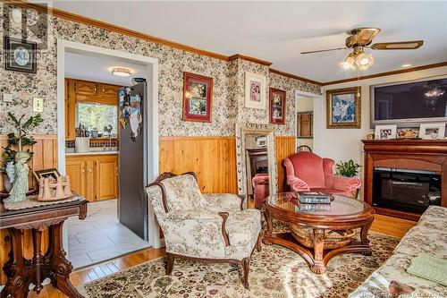 1 St David Ridge Road, Oak Bay, NB - Indoor Photo Showing Living Room With Fireplace