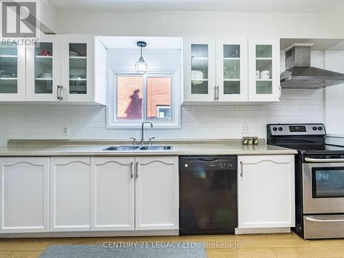 153 Elgin Street E, Oshawa, ON - Indoor Photo Showing Kitchen With Double Sink