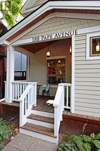 188 Pape Avenue, Toronto, ON - Outdoor With Deck Patio Veranda With Exterior