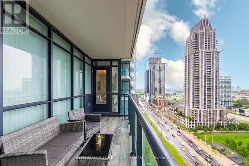 1701 - 4099 Brickstone Mews, Mississauga (Creditview), ON - Outdoor With Balcony With Facade