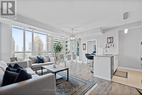 1701 - 4099 Brickstone Mews, Mississauga, ON - Indoor Photo Showing Living Room