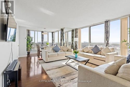 1204 - 2901 Kipling Avenue, Toronto (Mount Olive-Silverstone-Jamestown), ON - Indoor Photo Showing Living Room