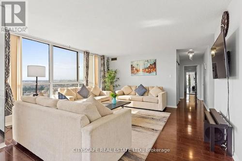 1204 - 2901 Kipling Avenue, Toronto (Mount Olive-Silverstone-Jamestown), ON - Indoor Photo Showing Living Room