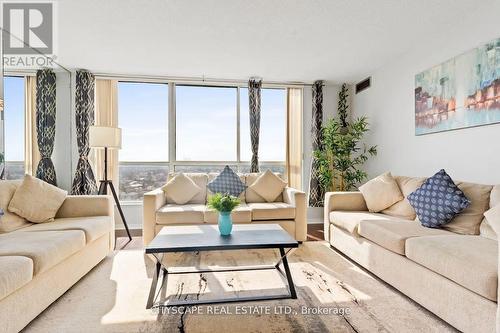 1204 - 2901 Kipling Avenue, Toronto, ON - Indoor Photo Showing Living Room