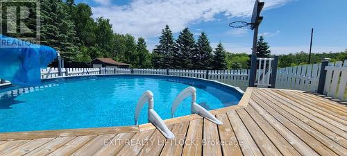 5137 Boundary Road E, Hamilton Township (Bewdley), ON - Outdoor With Above Ground Pool With Deck Patio Veranda