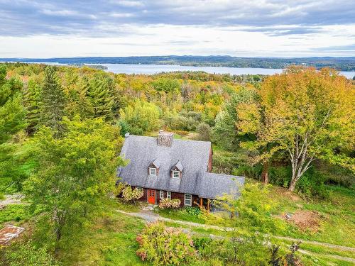 Photo aÃ©rienne - 58 Ch. Taylor, Austin, QC - Outdoor With Body Of Water With View