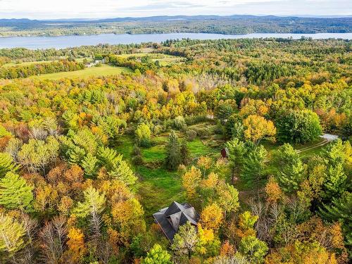 Photo aÃ©rienne - 58 Ch. Taylor, Austin, QC - Outdoor With Body Of Water With View