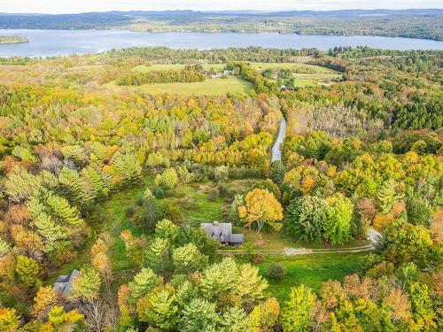 Photo aÃ©rienne - 58 Ch. Taylor, Austin, QC - Outdoor With Body Of Water With View