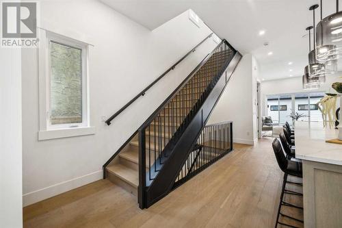 Hardwood floors - 528 19 Avenue Sw, Calgary, AB - Indoor Photo Showing Other Room