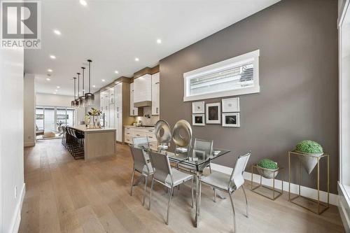 Open main floor - 528 19 Avenue Sw, Calgary, AB - Indoor Photo Showing Dining Room