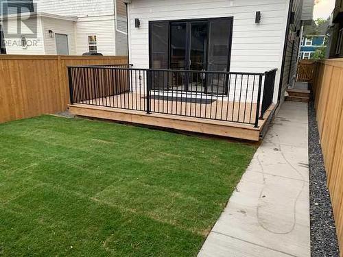 Backyard with sod - 528 19 Avenue Sw, Calgary, AB - Outdoor