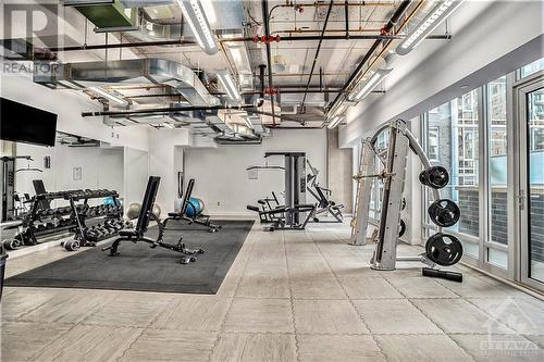 111 Champagne Avenue S Unit#1003, Ottawa, ON - Indoor Photo Showing Gym Room