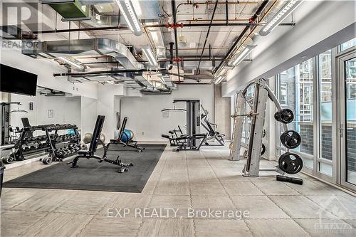 1003 - 111 Champagne Avenue S, Ottawa, ON - Indoor Photo Showing Gym Room