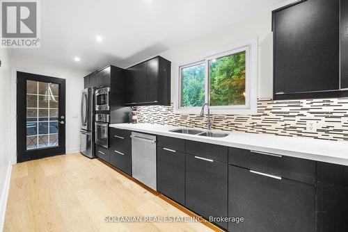 12 Blue Ridge Road, Toronto, ON - Indoor Photo Showing Kitchen With Double Sink With Upgraded Kitchen