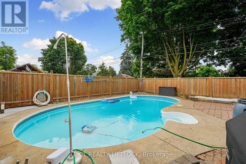 647 Bellaire Street, Peterborough (Otonabee), ON - Outdoor With In Ground Pool With Backyard