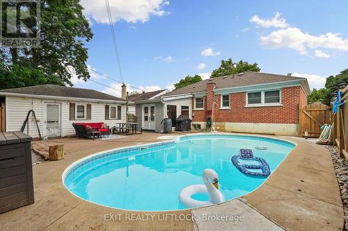 647 Bellaire Street, Peterborough (Otonabee), ON - Outdoor With In Ground Pool