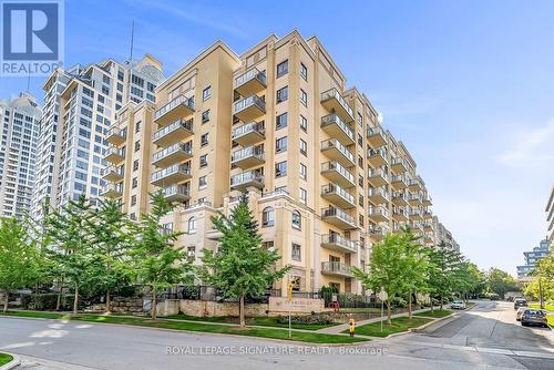 702 - 12 Rean Drive, Toronto (Bayview Village), ON - Outdoor With Balcony With Facade