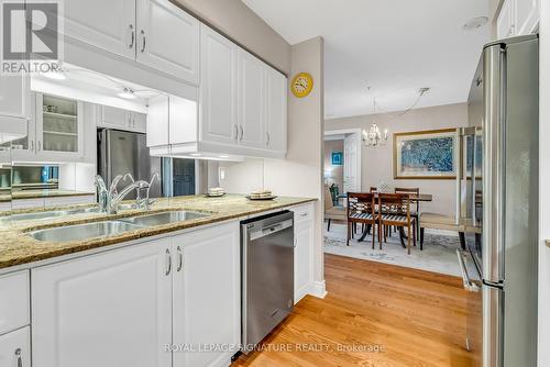 702 - 12 Rean Drive, Toronto (Bayview Village), ON - Indoor Photo Showing Kitchen With Double Sink