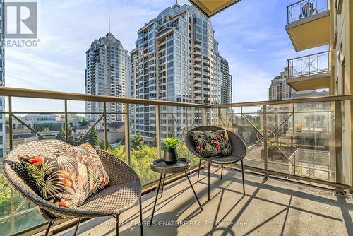 702 - 12 Rean Drive, Toronto (Bayview Village), ON - Outdoor With Balcony