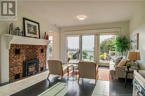 1410 Red Head Road, Saint John, NB - Indoor Photo Showing Living Room With Fireplace