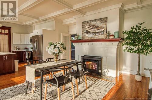 1410 Red Head Road, Saint John, NB - Indoor Photo Showing Dining Room With Fireplace