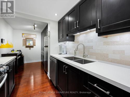 2201 - 299 Mill Road, Toronto (Markland Wood), ON - Indoor Photo Showing Kitchen With Double Sink With Upgraded Kitchen